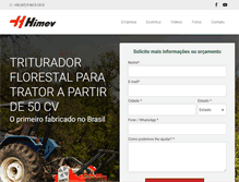 Tablet Screenshot of himev.com.br